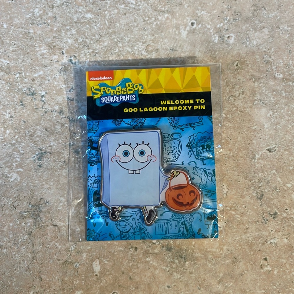 SpongeBob Welcome to Goo Lagoon Epoxy Pin